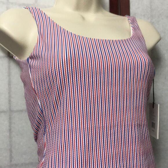 NWT ONIA KELLY ONE PIECE STRIPE PIQUE Size M - Picture 5 of 8